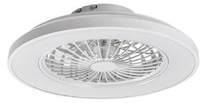 RABALUX 71332 Dalfon2 stropní svítidlo s ventilátorem D485mm LED 48W/2400lm 3000-6500K bílá, stmívatelné, dálkový ovladač, starlight efekt