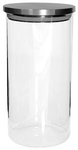 FLORINA Dóza sklenice 1,25L s víčkem vzduchotěsná TUBE