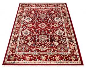 Makro Abra Kusový koberec RIVOLI EF52A Klasický červený Rozměr: 80x150 cm