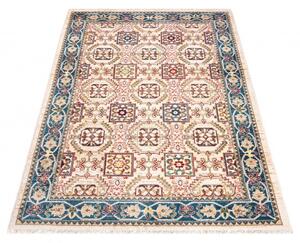 Makro Abra Kusový koberec RIVOLI EE62B Klasický krémový modrý Rozměr: 120x170 cm