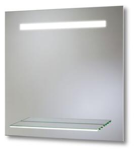 Zrcadlo s LED osvětlením Dora II, 60 × 60 cm