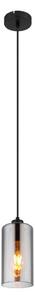Globo 21002H - Lustr na lanku OLLY 1xE27/25W/230V pr. 11 cm černá