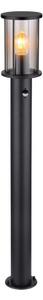 Globo 31363S - Venkovní lampa se senzorem GRACEY 1xE27/60W/230V 100 cm IP54