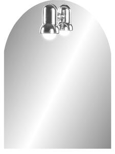 Zrcadlo s LED osvětlením Solo, 60 × 40 cm