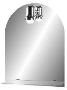 Zrcadlo s LED osvětlením Solo, 60 × 50 cm