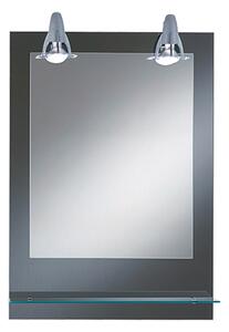 Kristall-Form Zrcadlo s LED osvětlením Pierre, 70 × 50 cm