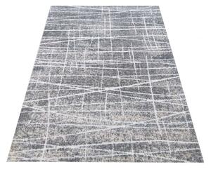 Makro Abra Kusový koberec ENIGMA 05 Moderní abstraktní šedý krémový Rozměr: 80x150 cm