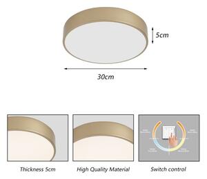 Brilagi - LED Stropní svítidlo POOL LED/36W/230V 3000/4000/6000K pr. 30 cm zlatá