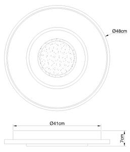 Globo 48552D - LED Stmívatelné stropní svítidlo BRIENNA LED/36W/230V + DO
