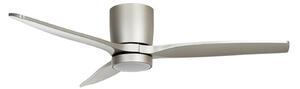 LED stropní ventilátor Sorin, hliník, CCT, IP44, 3 lopatky – Lucande Lucande, Sorin, Metalická, Obývací pokoj, Kov, Moderní