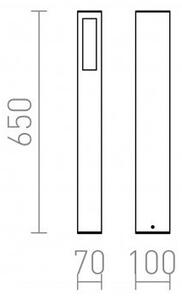 RED R10441 TREEZA 65 stojanová antracitová 230V E27 26W IP54 - RED - DESIGN RENDL