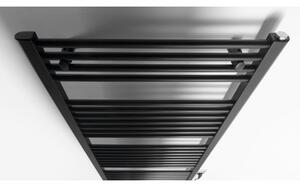 Aqualine - Koupelnový elektrický radiátor DIRECT-E 600W 132x60 cm matná černá