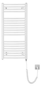 Aqualine - Koupelnový elektrický radiátor ORBIT-E 300W/230V 96 cm bílá oblý