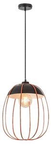Rabalux 72034 - Lustr na lanku SVENS 1xE27/60W/230V černá/oranžová
