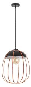 Rabalux 72034 - Lustr na lanku SVENS 1xE27/60W/230V černá/oranžová