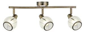 Prezent 14105 - Bodové svítidlo SIENTO 3xE14/40W/230V mosaz