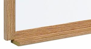 Nemagnetická tabule popisovací dřevěný rám 32 mm (180 x 120 cm)
