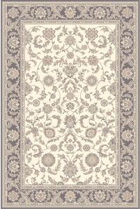 Agnella klasický vlněný koberec Isfahan Anafi Alabaster béžový šedý Rozměr: 80x120 cm