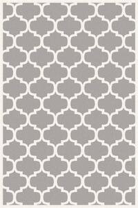 Agnella moderní vlněný koberec Isfahan Welum šedý Rozměr: 80x150 cm
