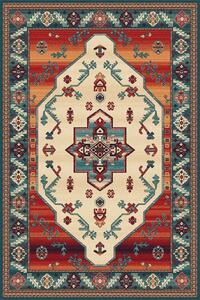 Agnella klasický vlněný koberec Isfahan Tereus Szmaragd vícebarevný Rozměr: 200x300 cm