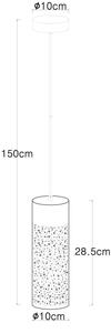Globo 21005H - Lustr na lanku CROCKY 1xE27/40W/230V