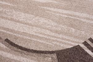 Makro Abra Kulatý koberec SARI 3443A světle béžový Rozměr: průměr 100 cm