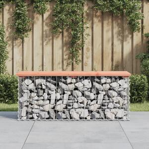 Zahradní lavice gabionový design 103 x 31,5 x 42 cm douglaska