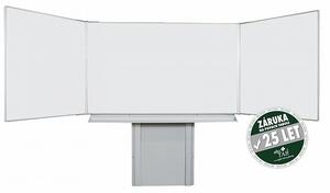 Magnetická tabule pro popis fixem TRIPTYCH K 200 x 100 cm - 200 x 100 cm, bílá