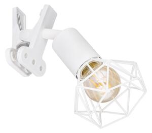 Globo 54802WK - Nástěnná lampa s klipem XARA I 1xE14/40W/230V bílá