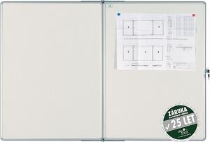 Magnetická tabule DUO KB/TEXT 90 x 120 cm - modrá (220901209202)