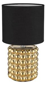 Globo 21626 - Stolní lampa VALENTINO 1xE14/40W/230V černá/zlatá