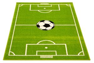 Dětský kusový koberec Agnella Funky - Fotbalové hřiště Rozměr: 80x120 cm