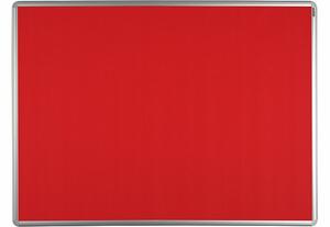 Textilní nástěnka TEXTIL AL rám 60 x 90 cm (různé barvy) - červená (600600904101)