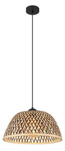 Globo 15767H1 - Lustr na lanku COLLY 1xE27/15W/230V bambus