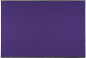 Textilní nástěnka TEXTIL AL rám 180 x 120 cm (různé barvy) - modrá (601801204102)