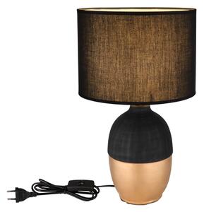 Globo 21627B - Stolní lampa VALENTINO 1xE14/40W/230V černá
