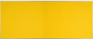 Textilní nástěnka TEXTIL AL rám 300 x 120 cm (různé barvy) - žlutá (603001204105)