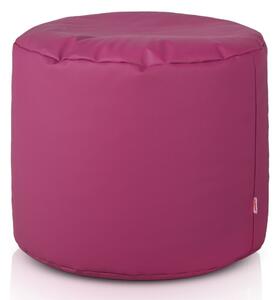 Taburetka Cilindro fuchsia ekokůže