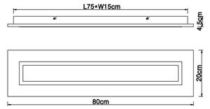 Globo 67292D - LED Stropní svítidlo LEA LED/24W/230V