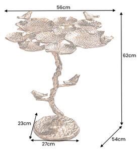Odkládací stolek WILDLIFE BIRDS 60 CM antik mosaz Nábytek | Doplňkový nábytek | Odkládací stolky
