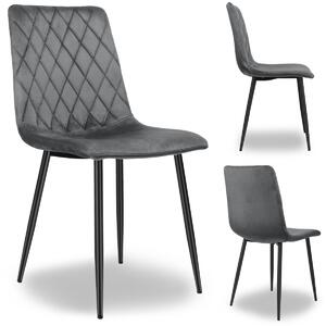 TZB Čalouněná designová židle ForChair II grafitová