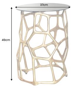 Odkládací stolek LIQUID GEOMETRIE 50 CM zlatý Nábytek | Doplňkový nábytek | Odkládací stolky