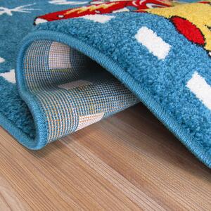 Makro Abra Dětský kusový koberec Mondo 12 Auta modrý Rozměr: 240x330 cm
