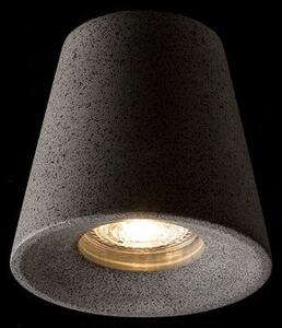 VOLCA stropní beton/dekor tmavý granit 230V LED GU10 5W - RED - DESIGN RENDL