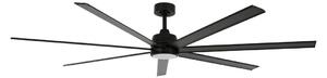 Lucci air 21610949 - Stropní ventilátor ATLANTA 1xGX53/12W/230V černá + DO