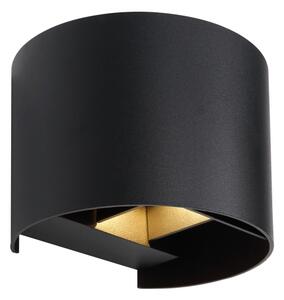 Globo 34168RB - LED Venkovní nástěnné svítidlo VERONIKA 2xLED/3W/230V IP44 černá