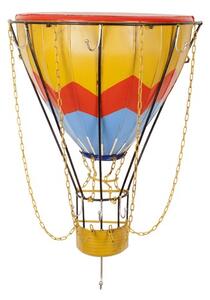 Multifunkční věšák s policí Horkovzdušný balón kovový 67 cm