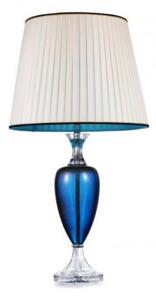 Luxusní nebesky modrá křišťálová podlahová lampa Srdce oceánu 85 cm