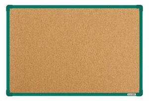 Korková nástěnka 60x90 (AL rám zelený)