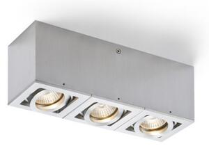 Stropní svítidlo BERIT III hliník 230V GU10 3x50W - RED - DESIGN RENDL
